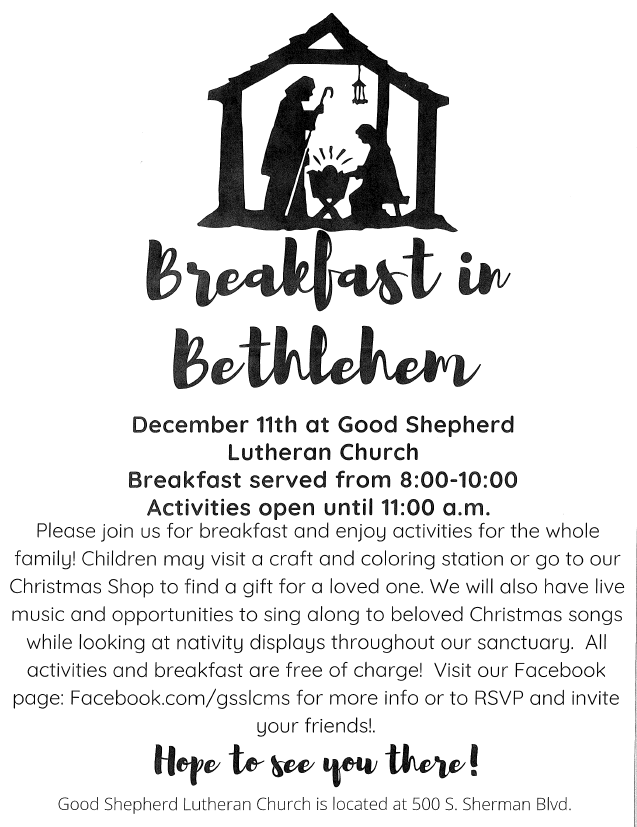 Breakfast in Bethlehem Village of Sherman